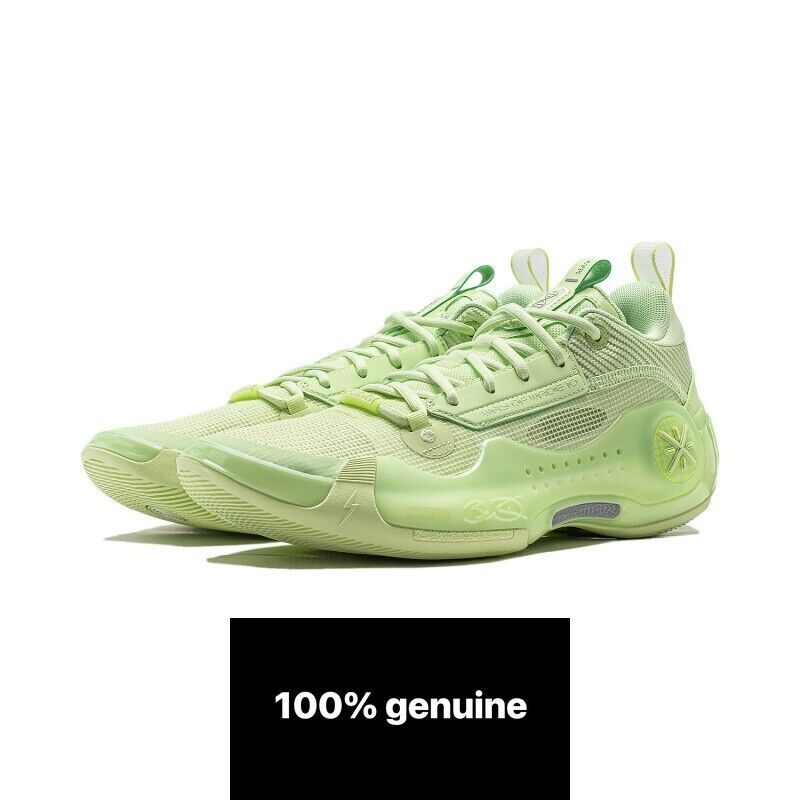 Pre-owned Li-ning Way Of Wade 10'avocado's Day 'men's Basketball Shoes Abas083-5- In Green