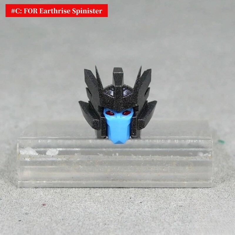 Replacement Head Upgrade Kit For Shockwave Legacy POINTBLANK Spinister Megatank