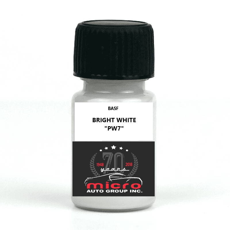 Chrysler Jeep RAM Bright White PW7 Touch up Paint With Brush 2 Oz SHIPS TODAY