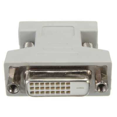 DVI-I Female Analog 24+1 to VGA Male 15-pin Connector Adapter Converter