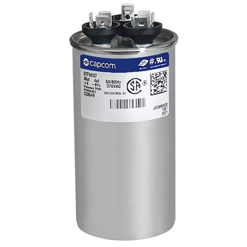 Dual Run Capacitor 35+4Uf 370V Z97F9837 for GE HVAC Condenser Fan Motor