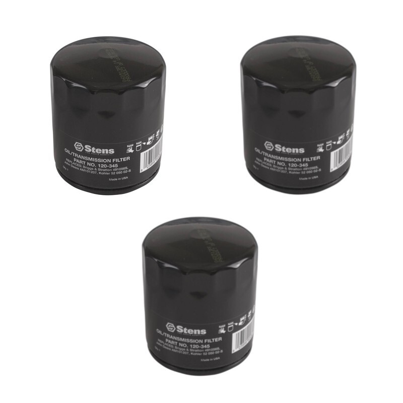 3 Oil Filters fit Kohler 52 050 02-S 5205002S 2505025S 25-050-25-S 063-5400-00