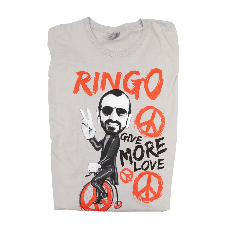 МУЖСКАЯ ФУТБОЛКА RINGO STARR GIVE MORE LOVE