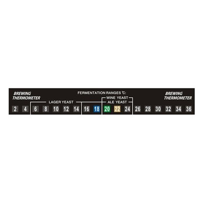 Temperature Sticker Brewing Thermometer Strip Adhesive Thermometer Sticker