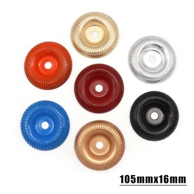 105mmx16mm Woodworking Barbed Round Grinding Wheel Polishing For Angle Grinder