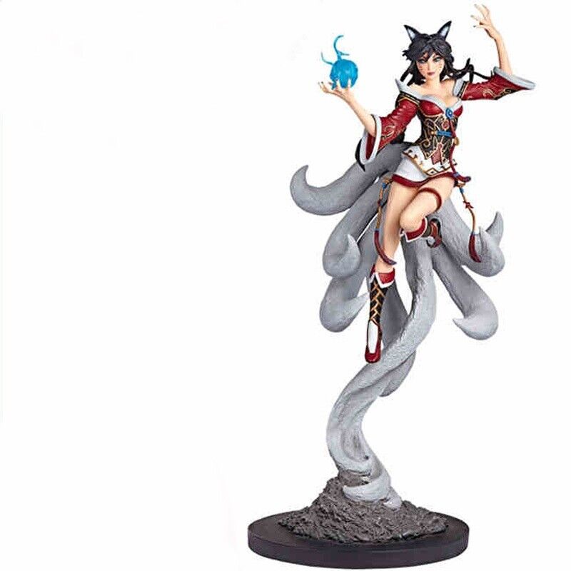 Official League Of Legends Ahri Nine Tailed Fox Collectible Figure New In Stock Ebay