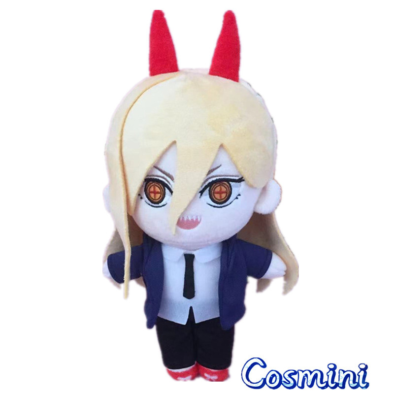 20cm Chainsaw Man Power Plush Doll Stuffed Toy Plushie Kid's