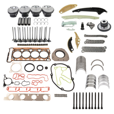Engine Overhaul Rebuild Pistons Kit For Audi A4 VW GTI Jetta 2.0 T CDN CCZ CCT