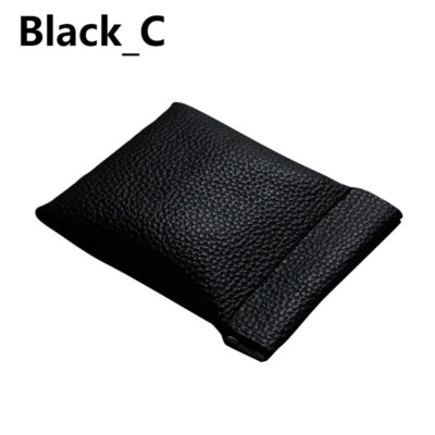 Leather Coin Small Change Bag Card Wallet Pouch Women Key Ring Mini Purse