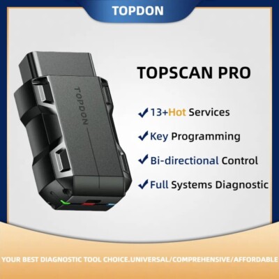 A++ TOPDON TOPSCAN PRO Elite Car K-ey Diagnostic Tool Coding Scanner Phoenix PRO