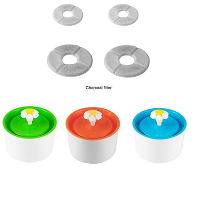 Auto Pet Cat Dog Water Fountain Charcoal Filter for Pet Fresh Bowl Drink Dish