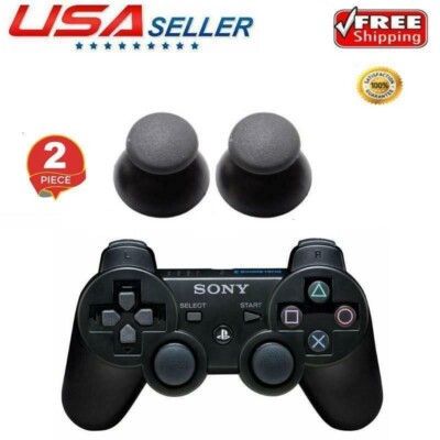 2PC Thumbstick Cover Controller Joystick Analog Grip Stick for Playstation 3 PS3