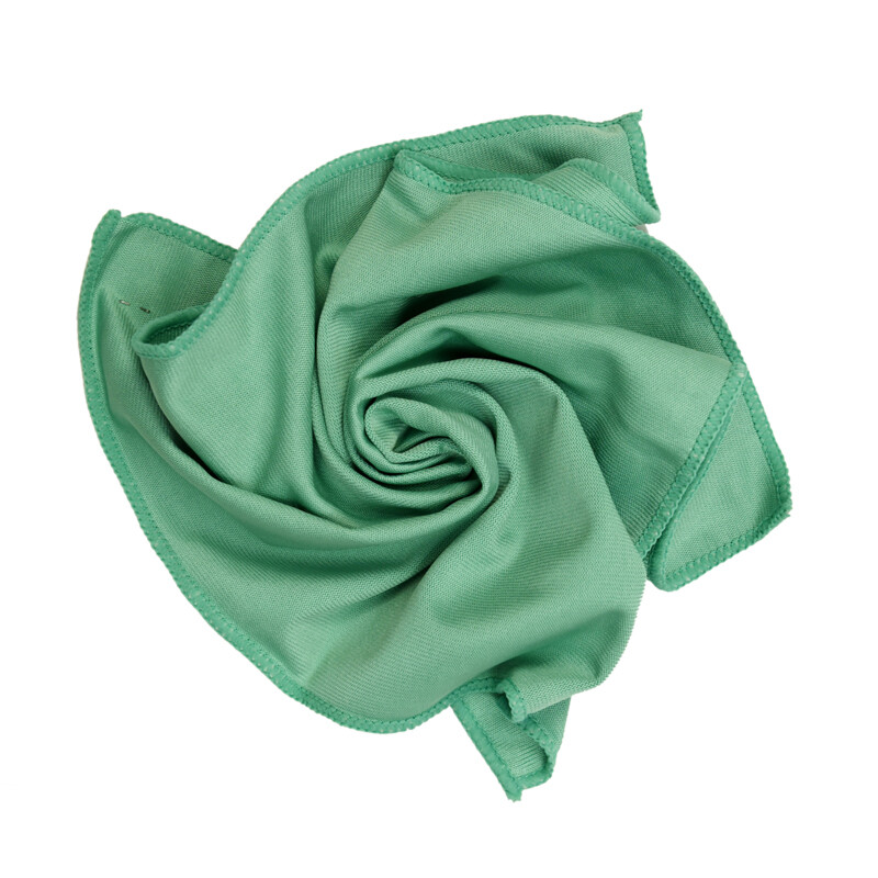 24 Pcs Microfiber Window Glass Drying Towel Auto Home 16"x16" Green