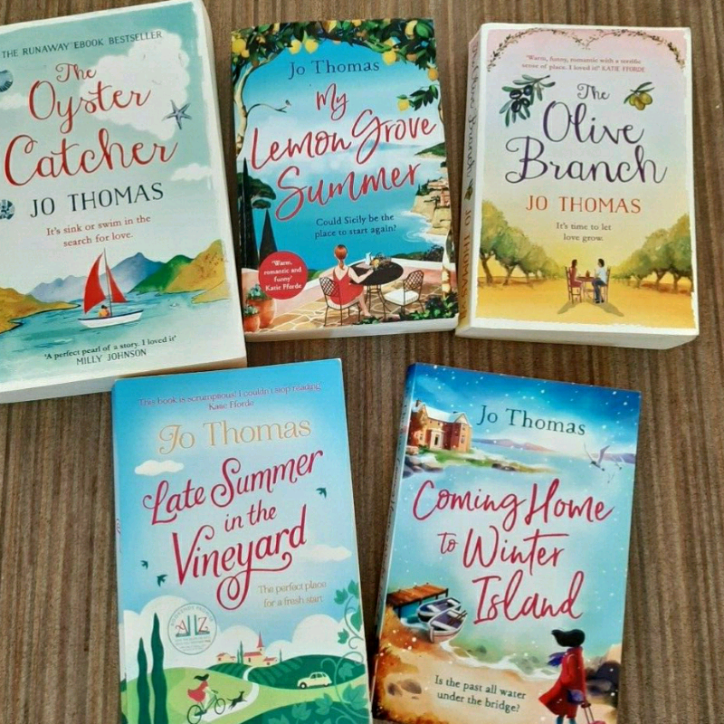 Set of 5 Jo Thomas Chick Lit Books/Novels Paperbacks in Wimborne