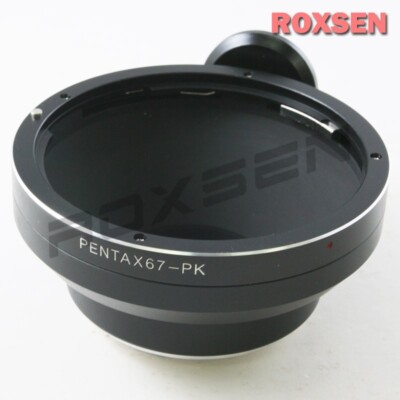 Pentax 67 P67 lens to Pentax K mount PK adapter camera DSLR K-1 3 5 II K100D