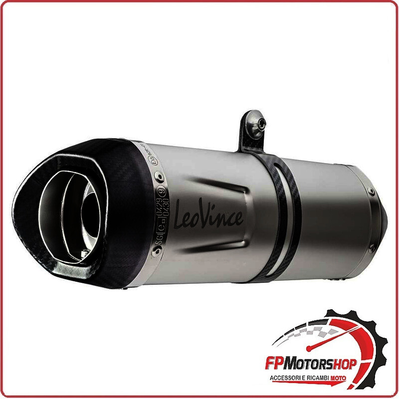 TERMINALE DI SCARICO COMPLETO INOX PER YAMAHA MT-07 16-20 LEOVINCE 14251EK