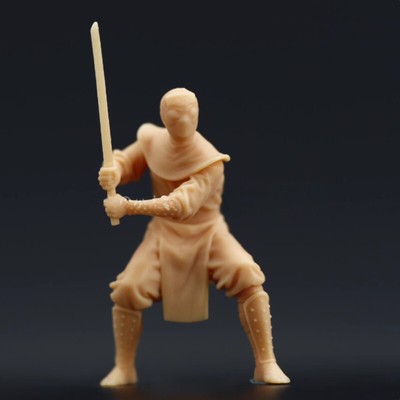 1:64 Scale 3D printing Japan warrior Ninja duel Scene Miniatures Figures Model