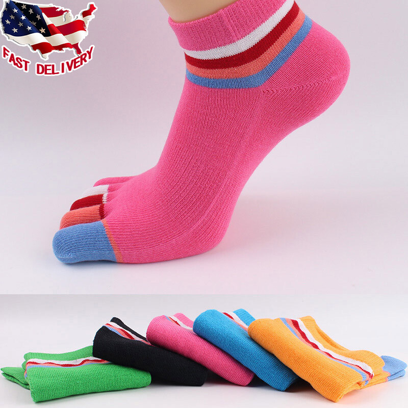 Five Finger Socks Casual Sports Ankle Low Cut Usa