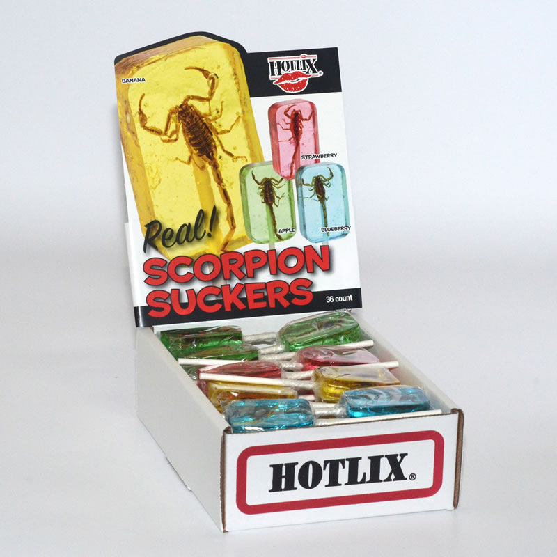 Hotlix Scorpion Suckers 36 Count