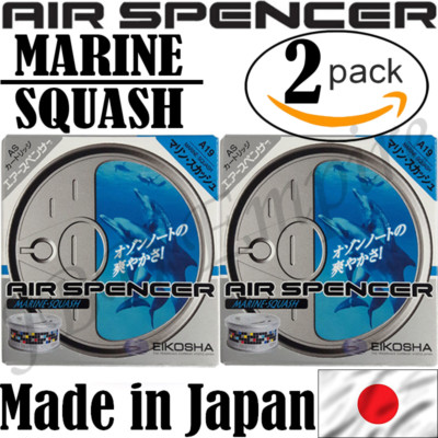 2x Eikosha Air Spencer Freshener Marine Squash A19 As Cartridge SCENT Genuine