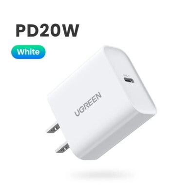 UGREEN 20W PD USB Type C QC 4.0 3.0 USB C Fast Charger For iPhone 15 14 Samsung