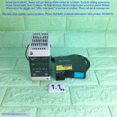 KEYENCE LK-GD500/ LK-G3000/ LK-G402, LASER Control set as photo sn:1401, DHLtoUS