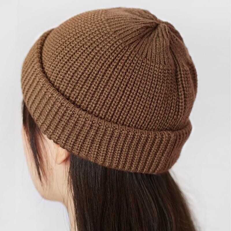 2-pi-ces-femme-bonnet-tricot-casquette-montre-bord-revers-skullcap-p-cheur-neuf