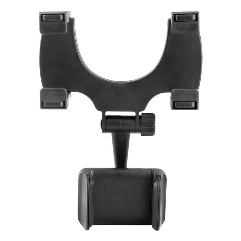 360&deg; Rotation Universal Car Rear View Mirror Mount Stand GPS Cell Phone Holder
