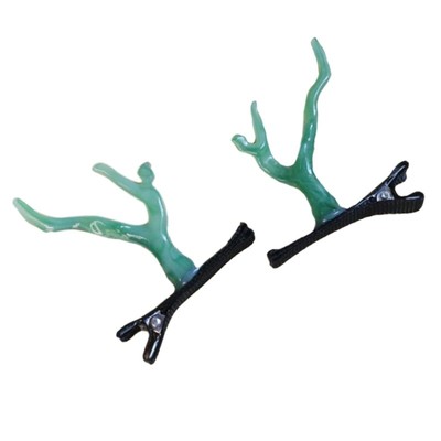 Festive Barrettes Horn New Year Dress Up Headdress Party for Masquerade