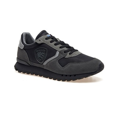 

Мужская обувь Кроссовки BLAUER Leather And Suede F3DIXON02 / Nus Black Dark Grey I2
