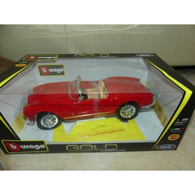 LANCIA AURELIA B24 SPYDER 1955 Rouge BURAGO 1:18