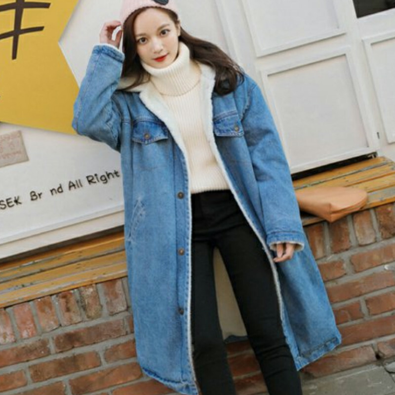 lady-winter-long-denim-jacket-coat-warm-jean-overcoat-lambs-wool-oversize