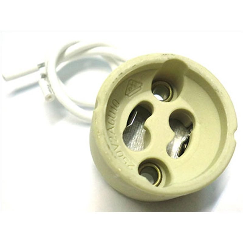 ADATTATORE PORTALAMPADA GU10 220V ADATTATORE IN CERAMICA PER LAMPADA LED