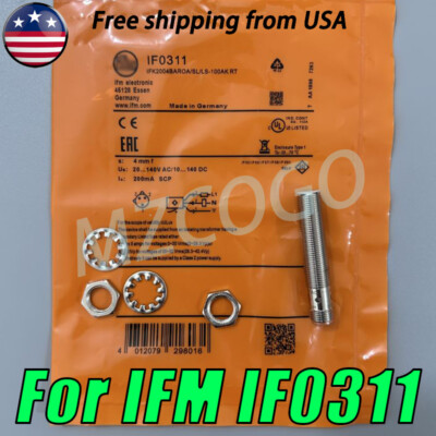 For IFM Efector IF0311 Inductive Proximity Sensor Switch 20-140 VAC/DC 200mA NO