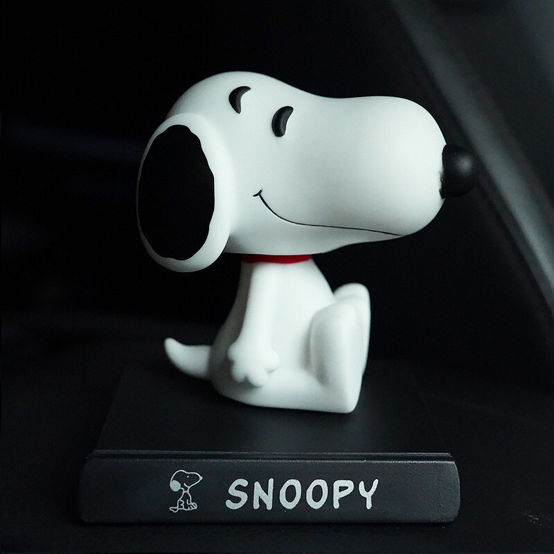 snoopy【展示品・未使用品】レンジボード Snoopy Dashboard Bobblehead 10cm 3D Figure Car Accessory | eBay