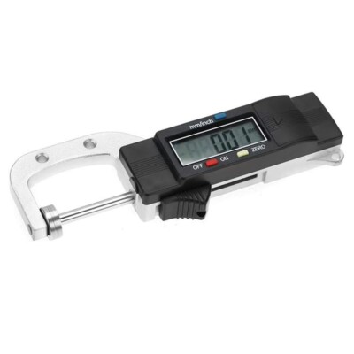 Digital Caliper, Push-Type Micrometer, Mm/inch Vernier, 0-25.4mm (0-1inch) Thick