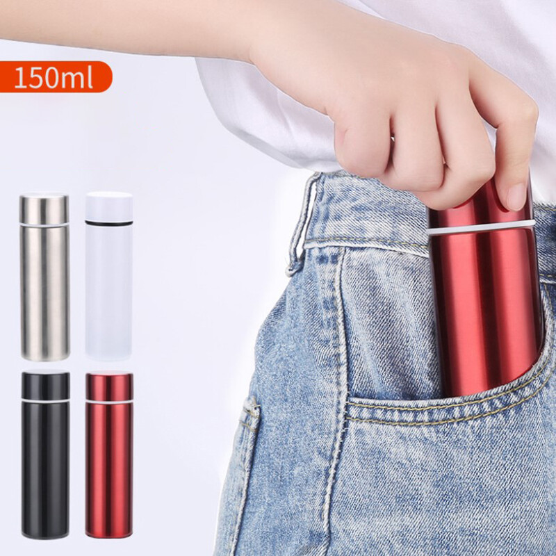Portable Pocket Thermos Cup Stainless Steel Mini Outdoor Camping Water Bottl;im
