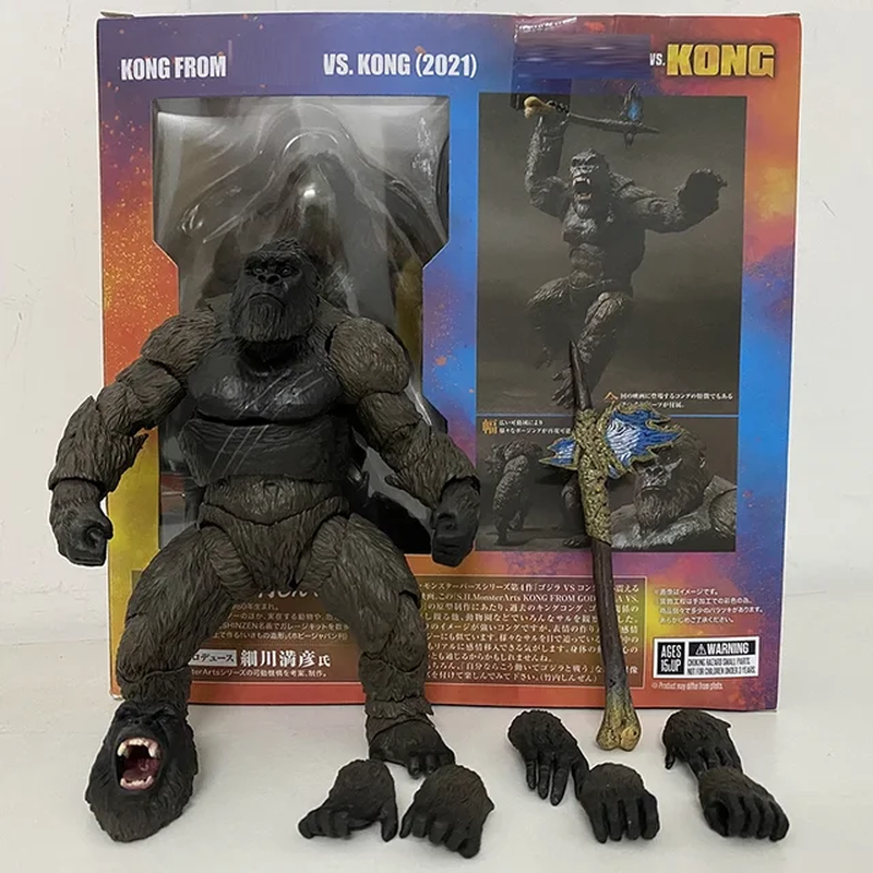 SHM Kong from Godzilla Vs Kong 2021 Movie PVC Action Figure Kaiju Monsterverse D