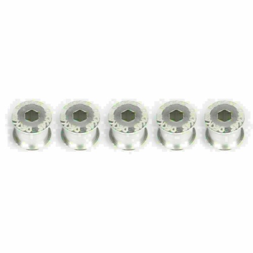 5pcs Bike Single Speed Crankset Chainring Bolts Crank Screws Nuts Set Bicycle US