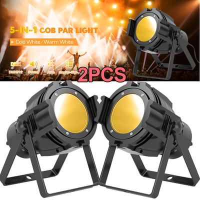 100W COB LED Par Light DMX Audience Blinder Light Warm Cool White Stage DJ Light