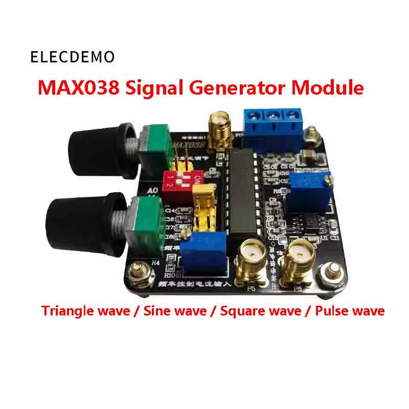 MAX038 function signal generator module triangle sine wave rectangular pulse wav