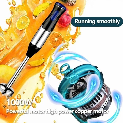 1000W Immersion Blender Hand Blender Electric 4-in-1 Immersion Blender Handheld