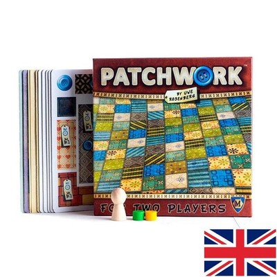 Patchwork Board Game for Two Players Funny Party Games Paper Cards UK