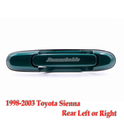 Fits 98-03 Toyota Sienna Outside Door Handle Rear L or R Green Pearl 6P2