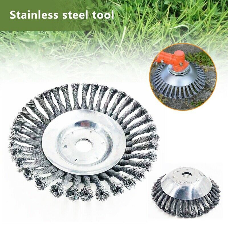 Profi Unkrautbürste 25,4x200mm Gezopft Profi Unkrautbürste 25,4x200mm – Wildkrautbürste Für Freischneider & Trimmer Stihl Freischneider