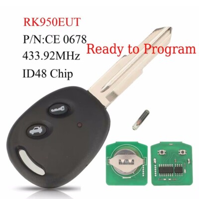 RK950EUT CE0678 Remote Key Fob for Chevrolet Aveo 2009 2010 11 12 13 14 15 2016