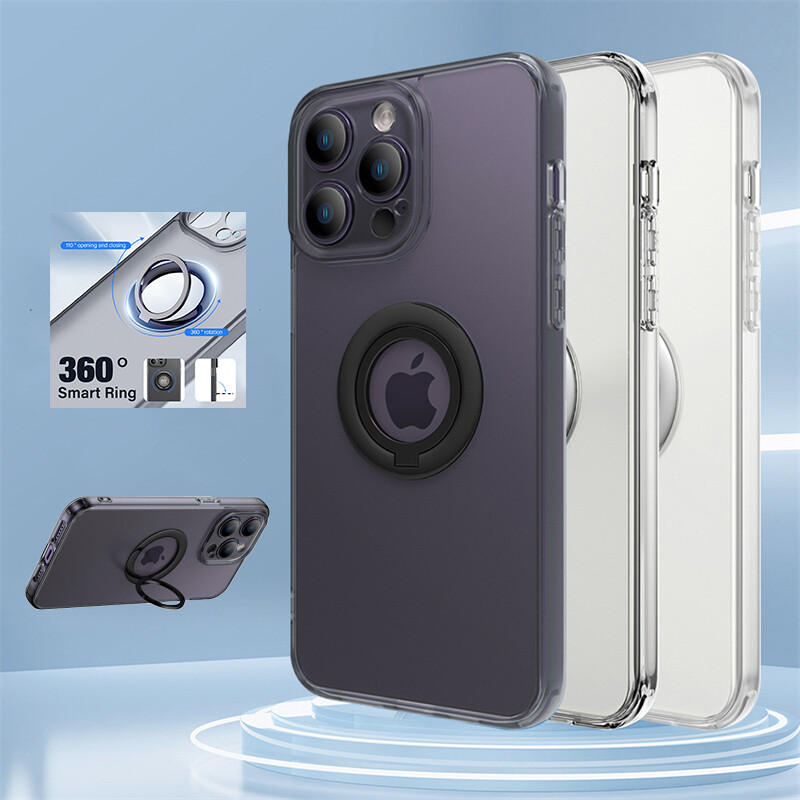 Clear Stand Case For iPhone 11 12 13 14 15 Plus Pro Max Soft