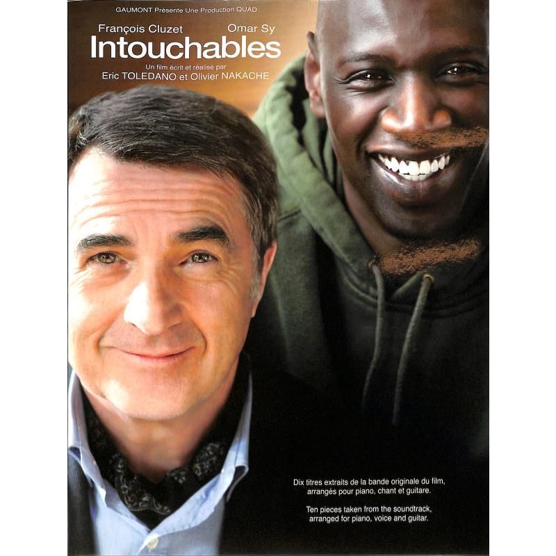 Intouchables (Ziemlich beste Freunde) - Songbook Klavier, Gesang & Gitarre Noten