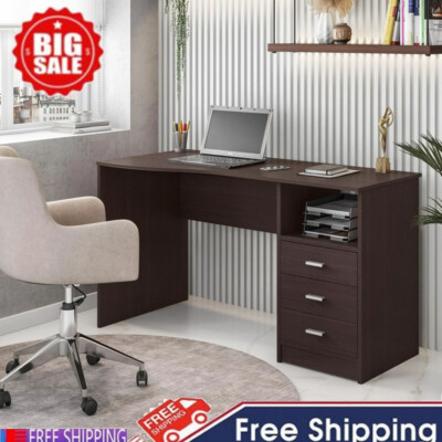 NEW Computer Desk Home Office PC Laptop Study Writing Table w/ Multiple Drawers