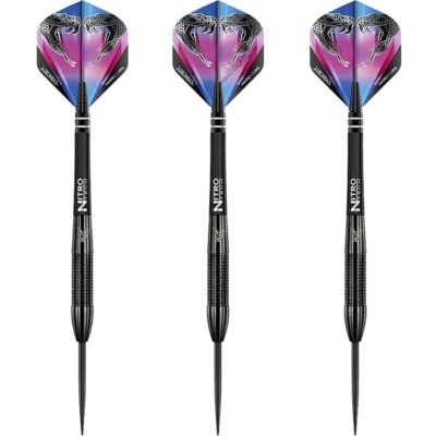 Red Dragon Steel Darts Peter Wright Snakebite 3 Black Steeltip Dart Steeldart